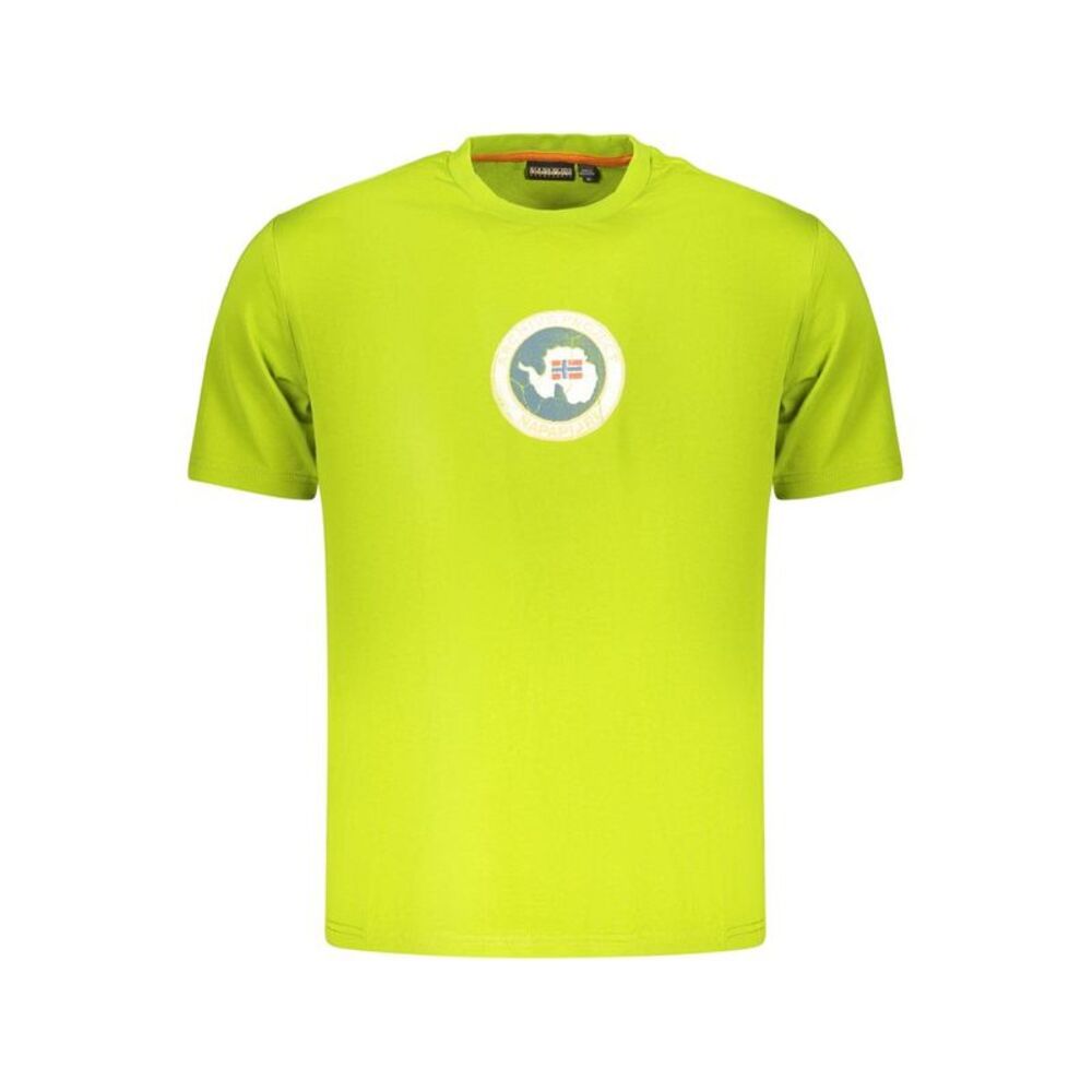 Napapijri Green Cotton Men's Men's T-Shirt